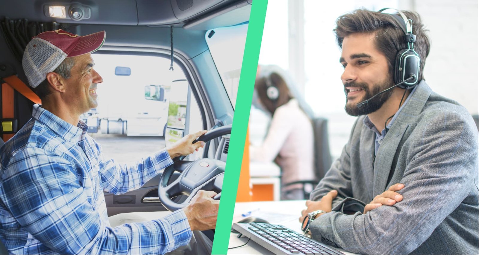 Logistics dispatcher planning optimized truck routes to improve rate per mile and reduce deadhead miles