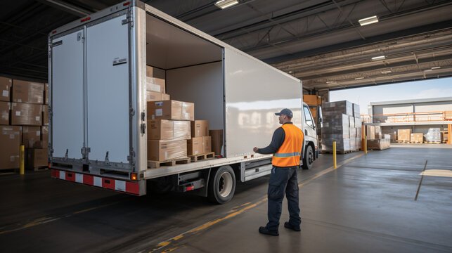 Trucking freight during the holiday retail peak
