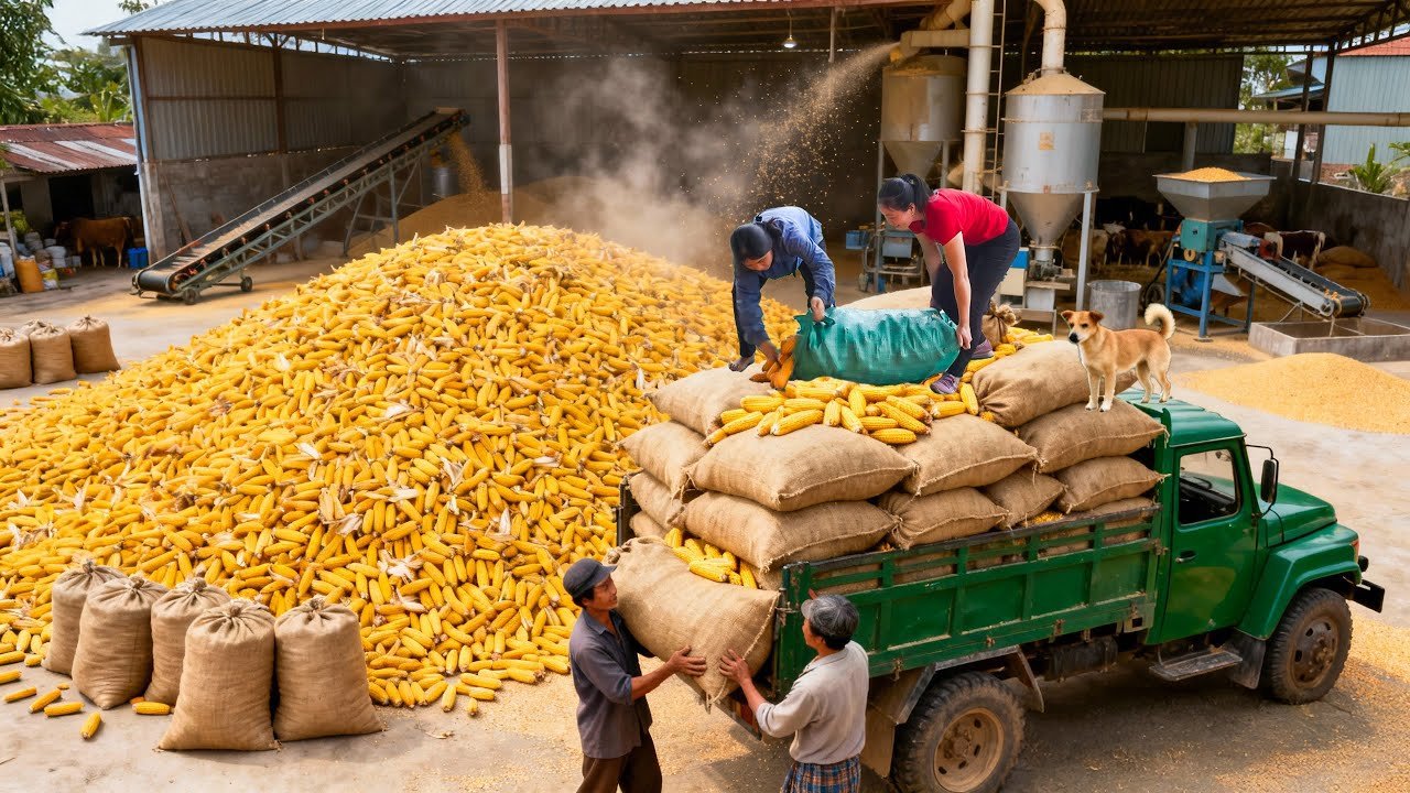 Reefer truck transporting produce during seasonal freight demand